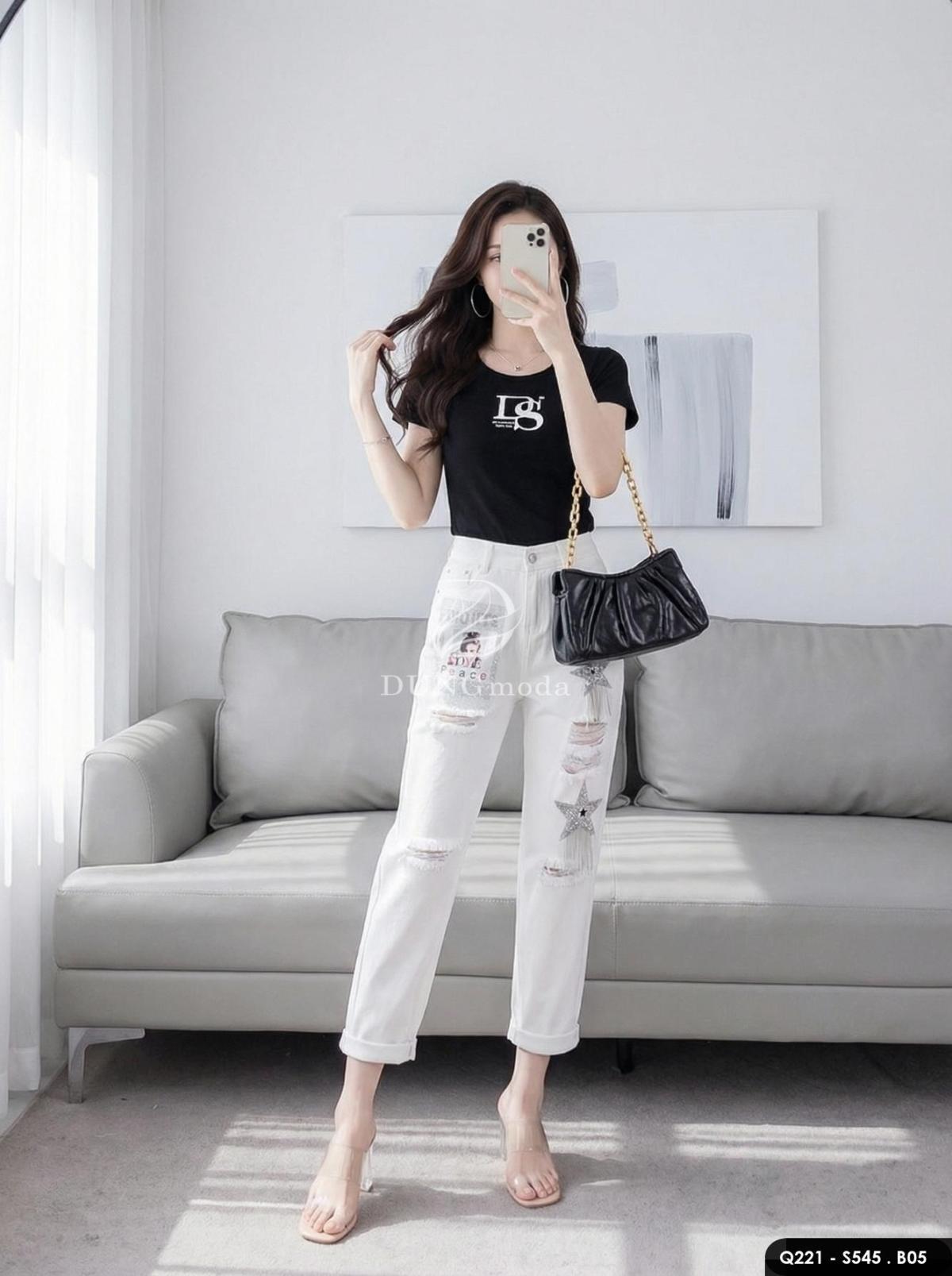 Quần Jean Baggy Q221 1070, ảnh 6
