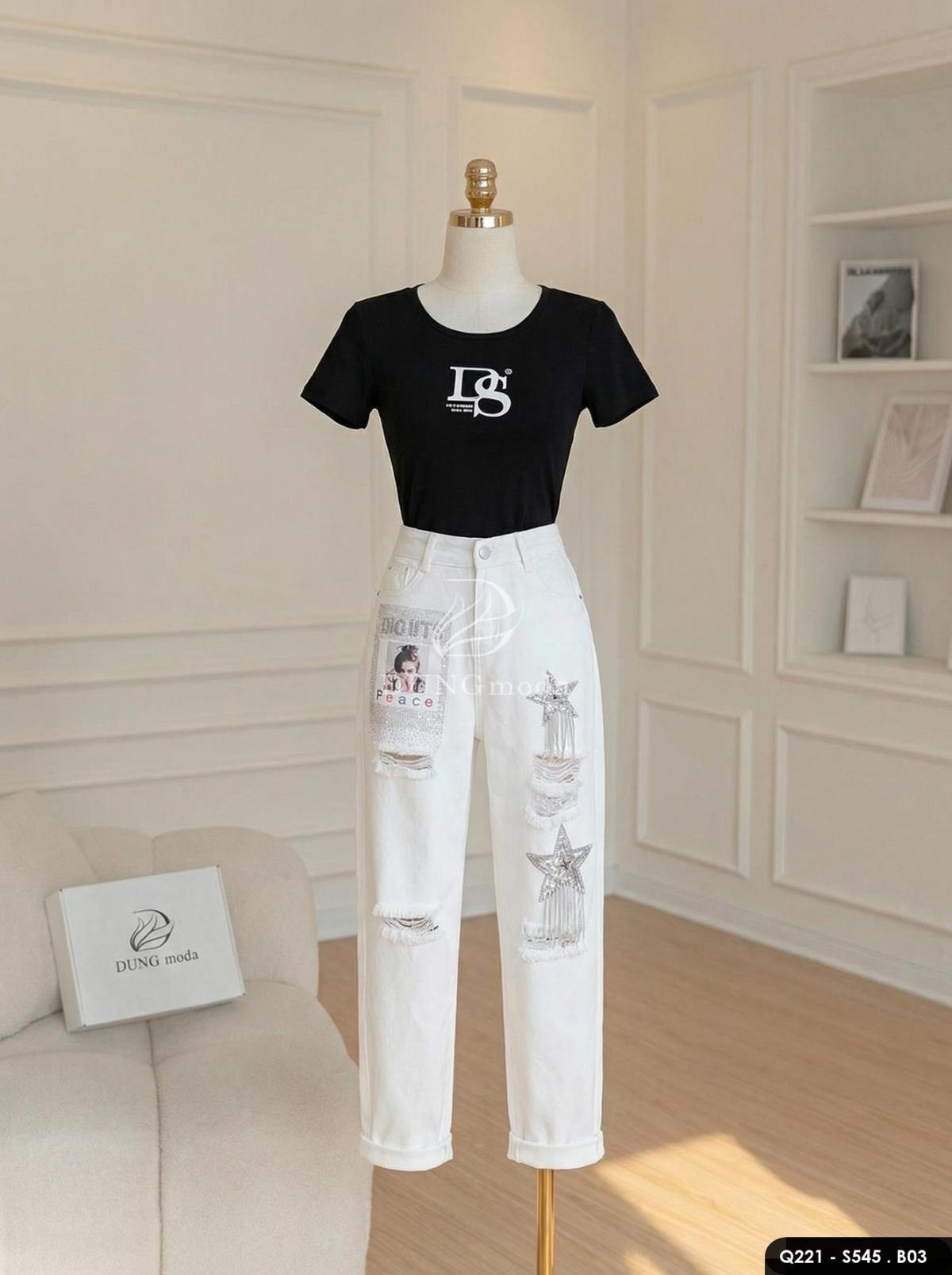 Quần Jean Baggy Q221 1070, ảnh 4