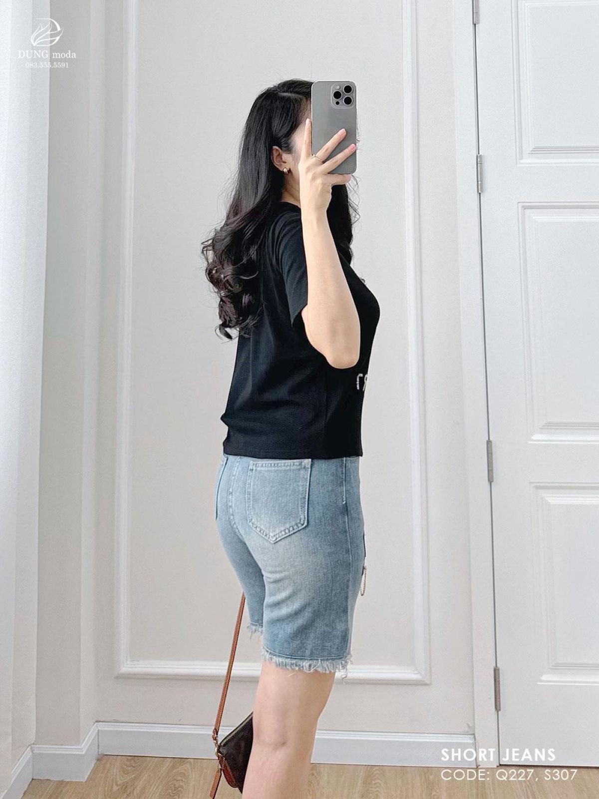 Quần Short Jean Q227 7813, ảnh 7