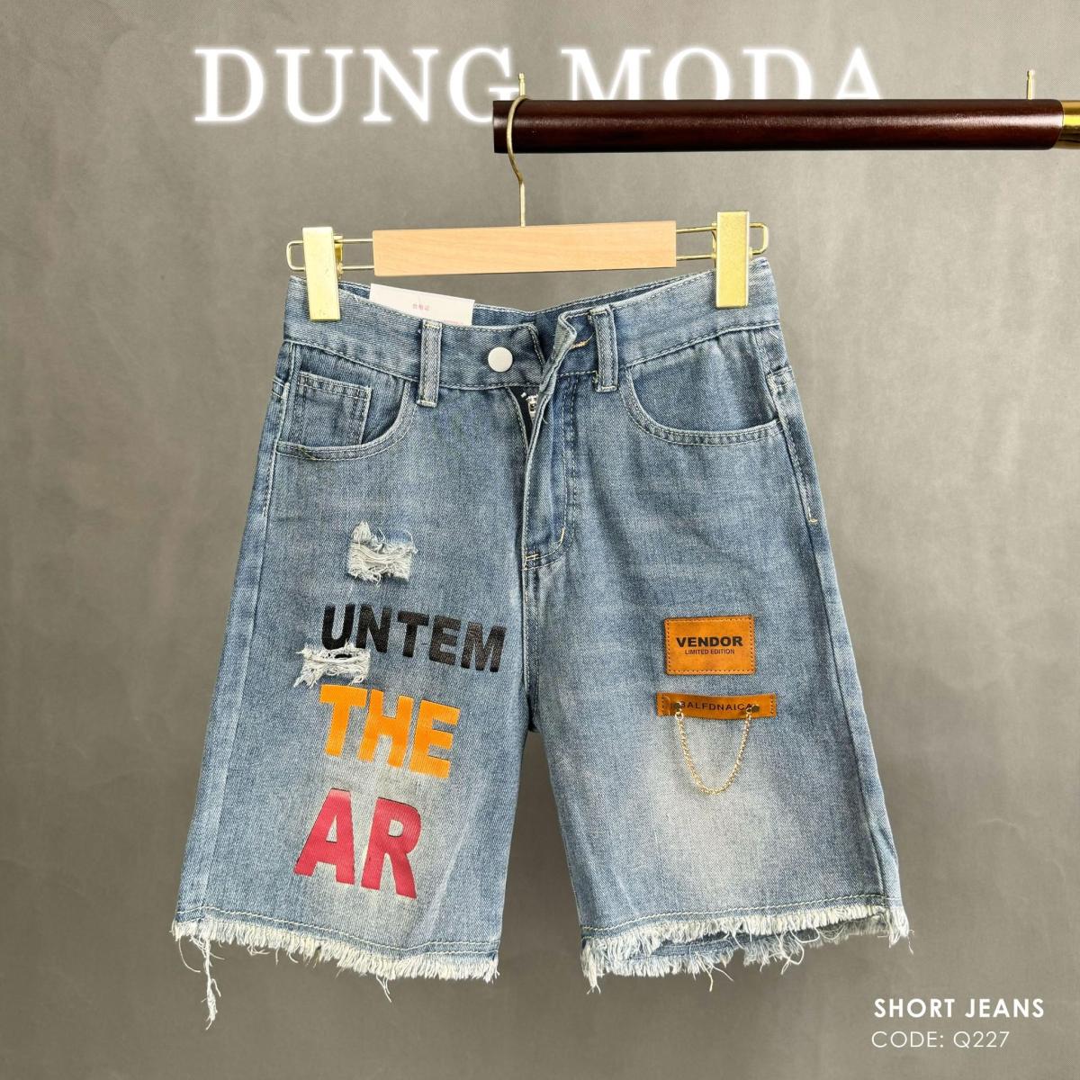 Quần Short Jean Q227 7813, ảnh 10