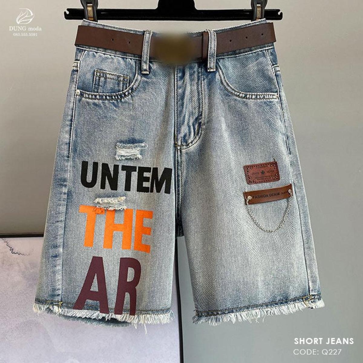 Quần Short Jean Q227 7813, ảnh 8