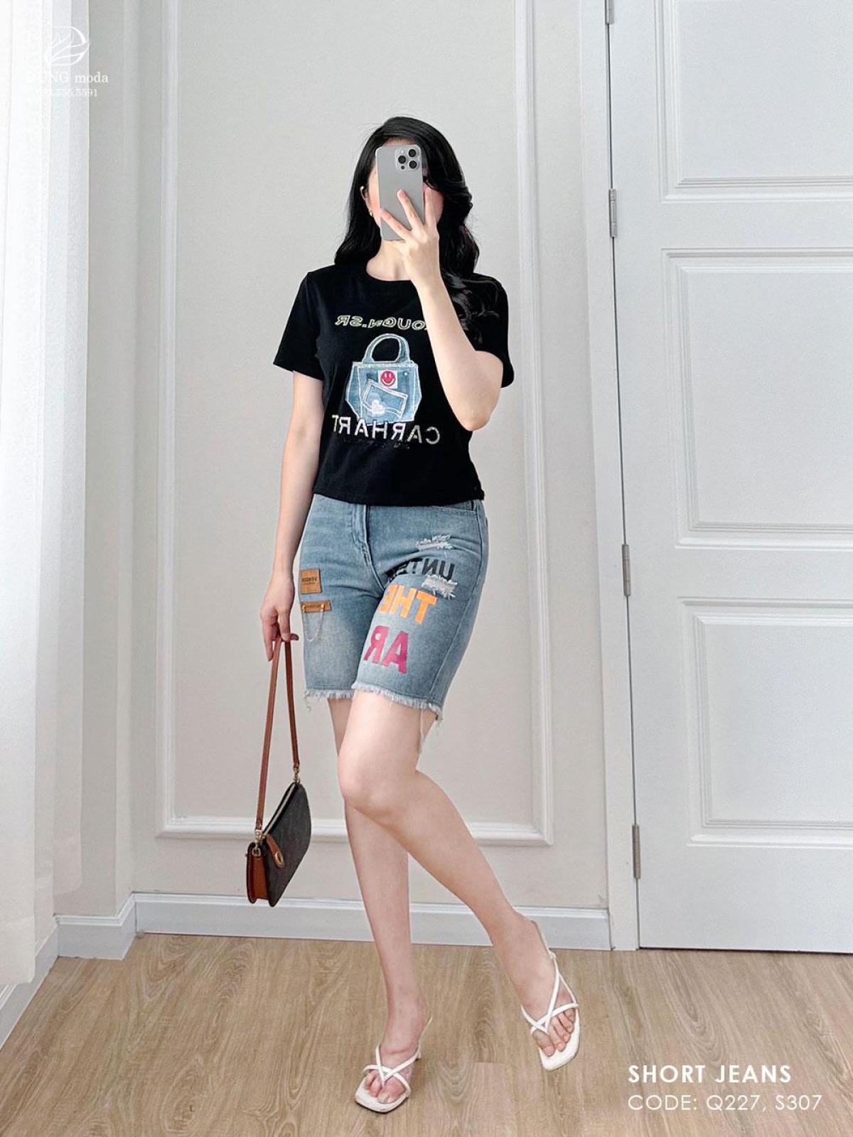 Quần Short Jean Q227 7813, ảnh 1