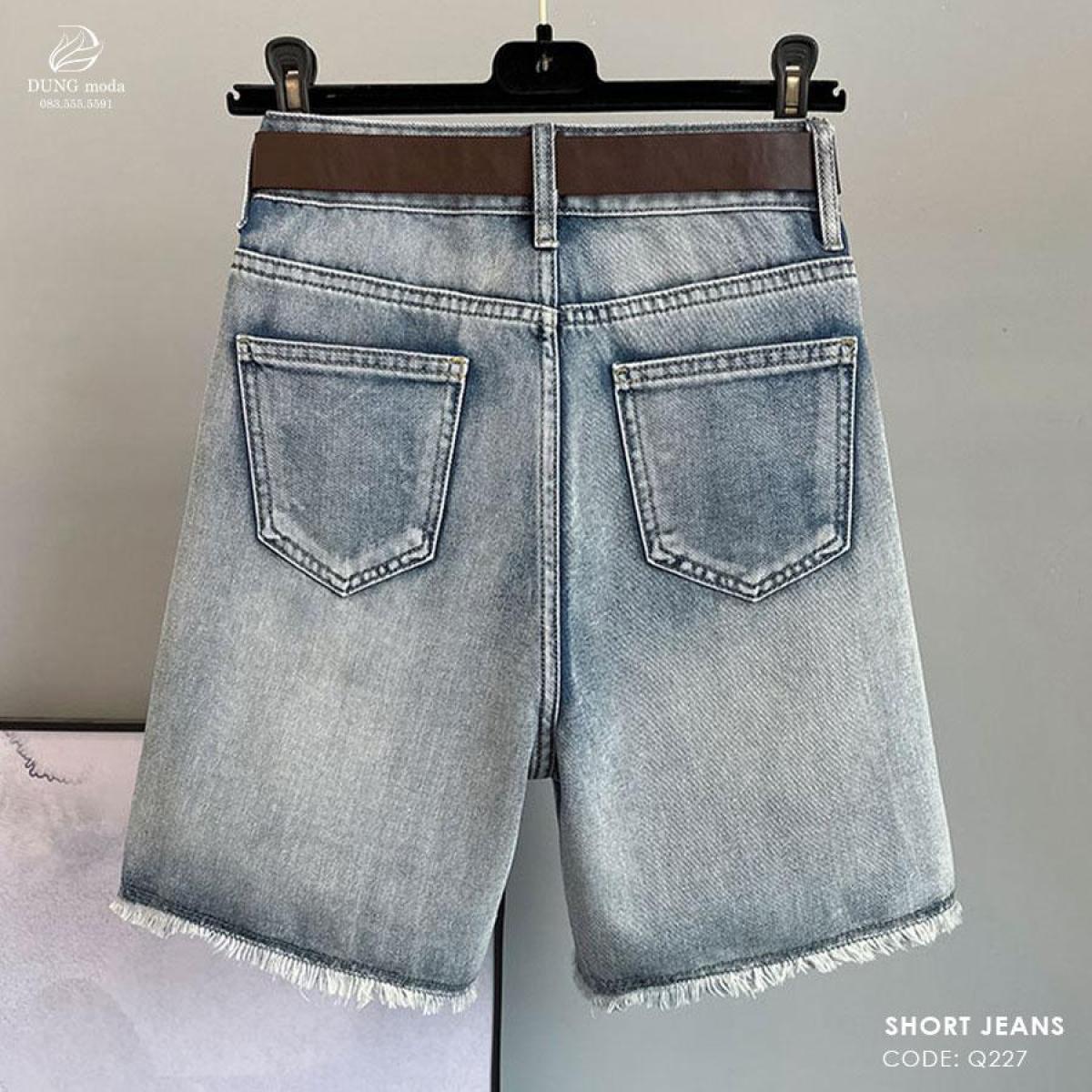 Quần Short Jean Q227 7813, ảnh 9