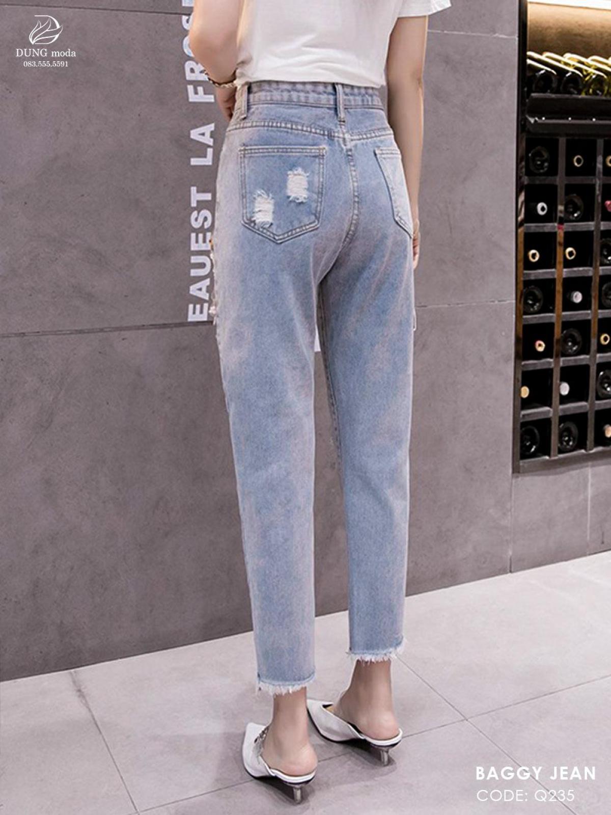 Quần Jean Baggy Q235 1025, ảnh 3