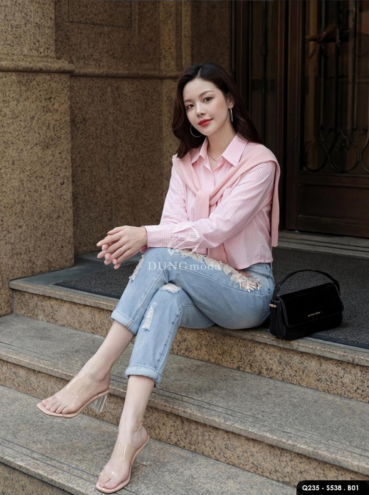 Quần Jean Baggy Q235 1025, ảnh 10