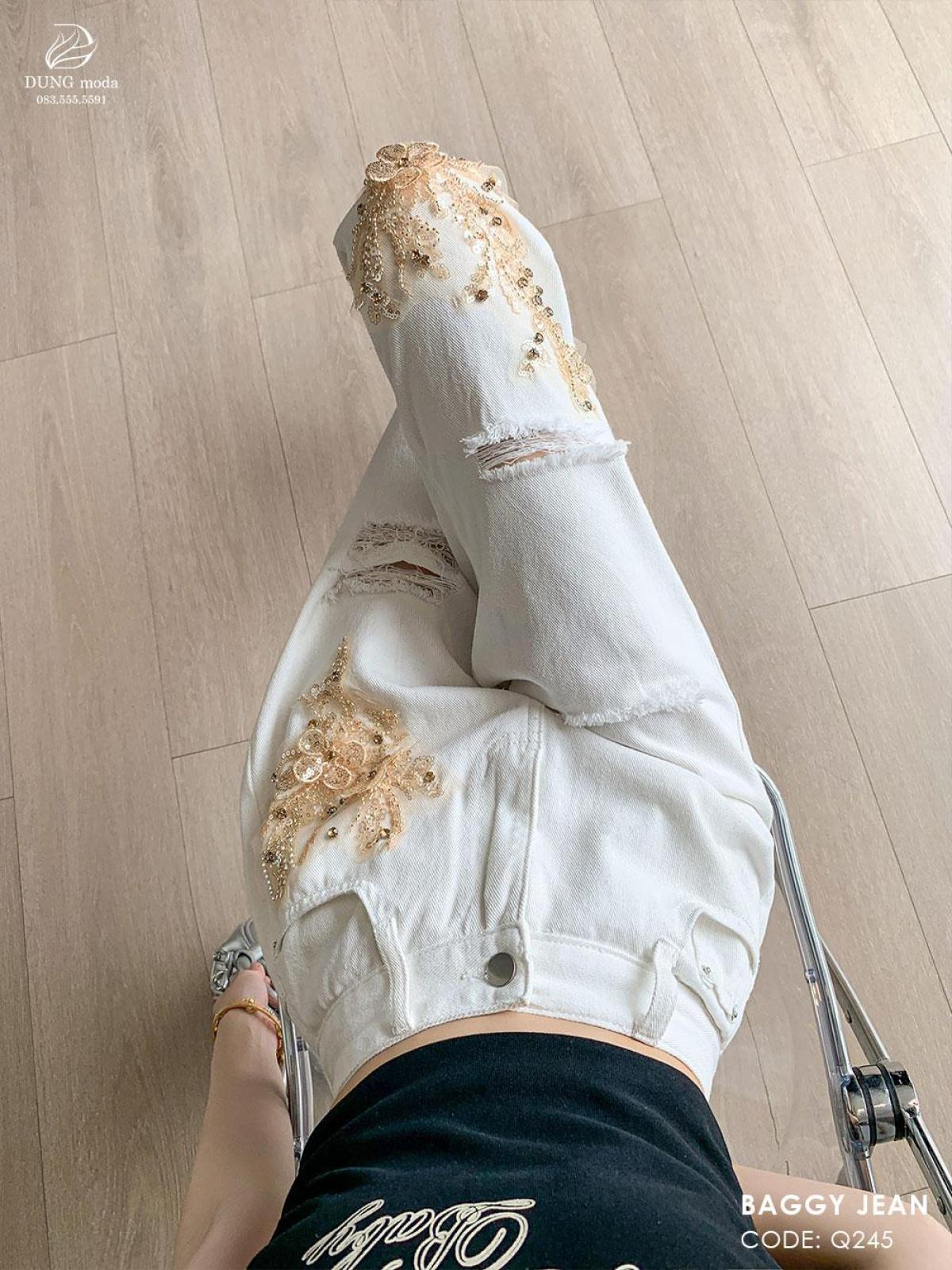 Quần Jean Baggy Q245 1072, ảnh 4