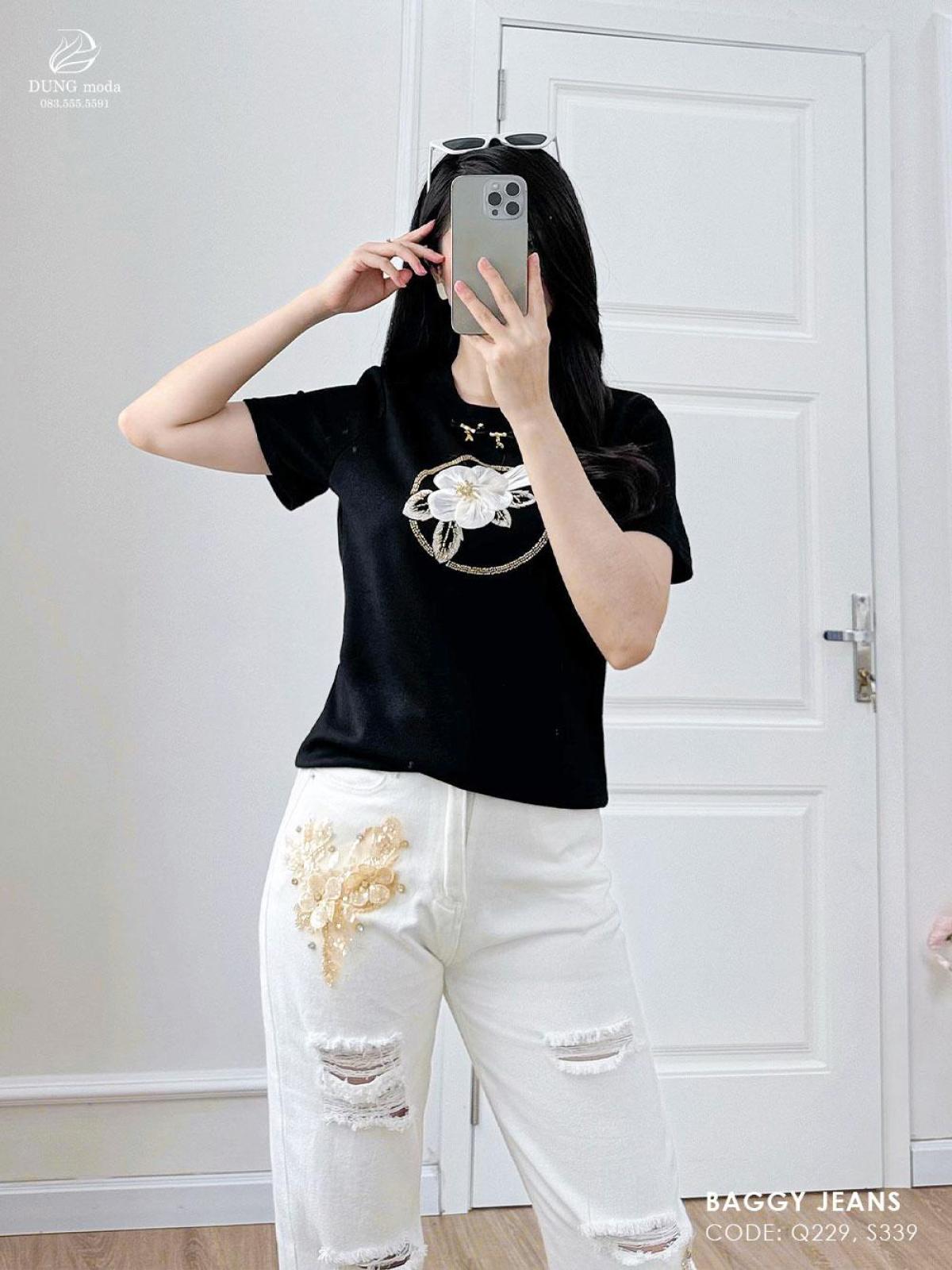 Quần Jean Baggy Q245 1072, ảnh 12