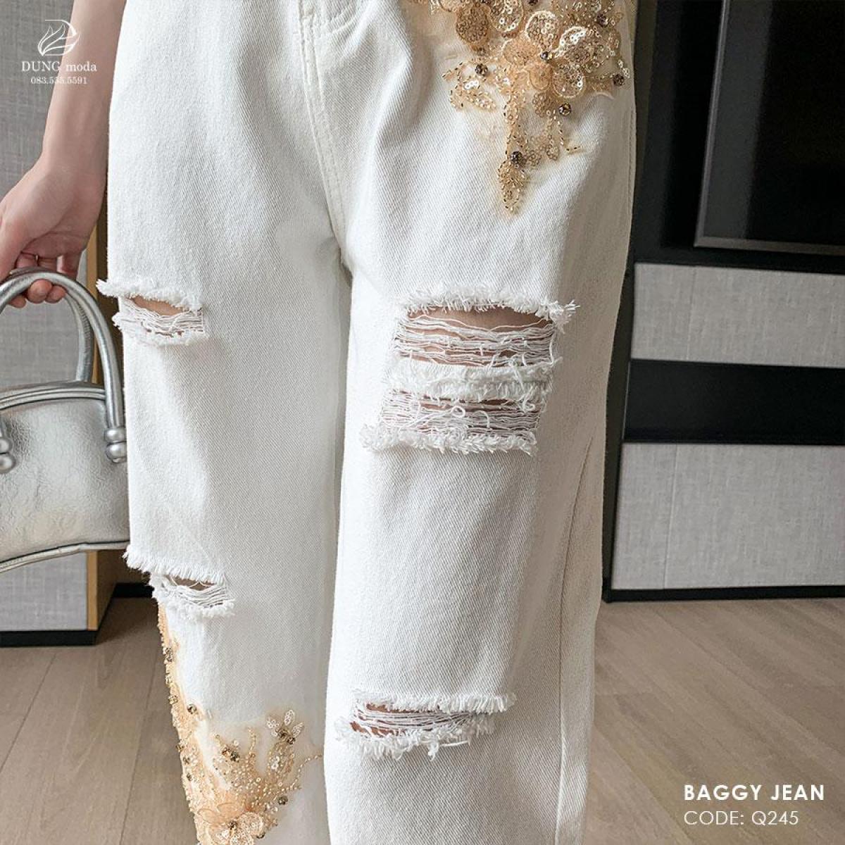 Quần Jean Baggy Q245 1072, ảnh 2