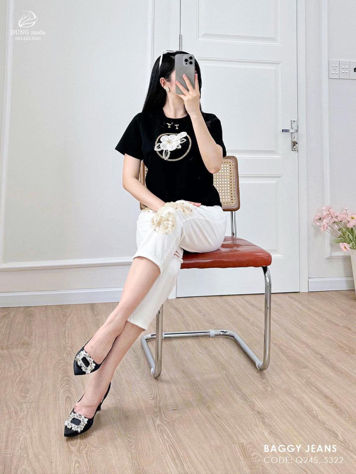 Quần Jean Baggy Q245 1072, ảnh 11