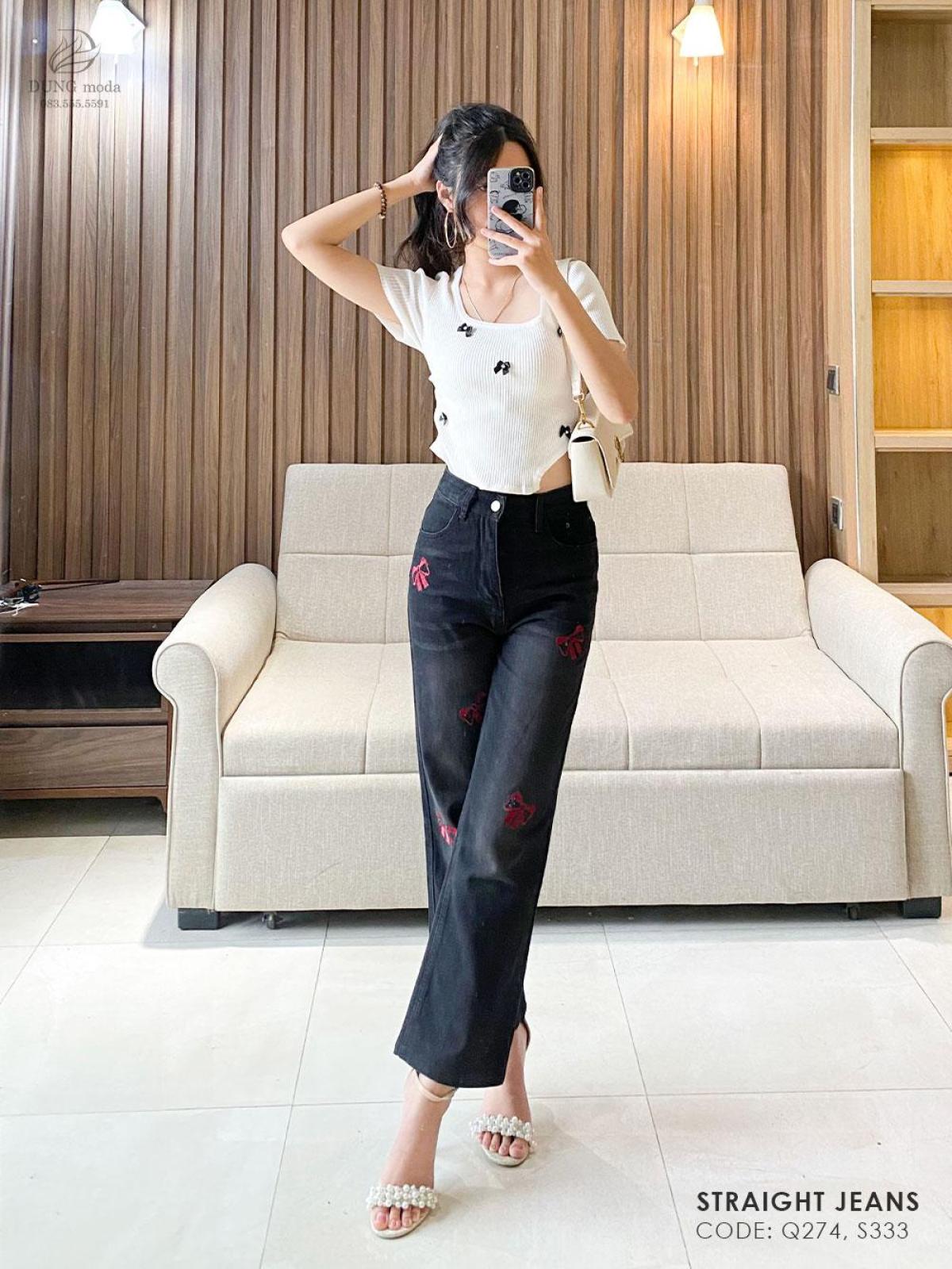 Quần Jean Q274 A6625, ảnh 6