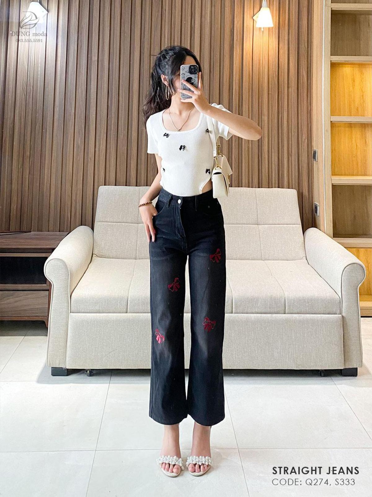 Quần Jean Q274 A6625, ảnh 9