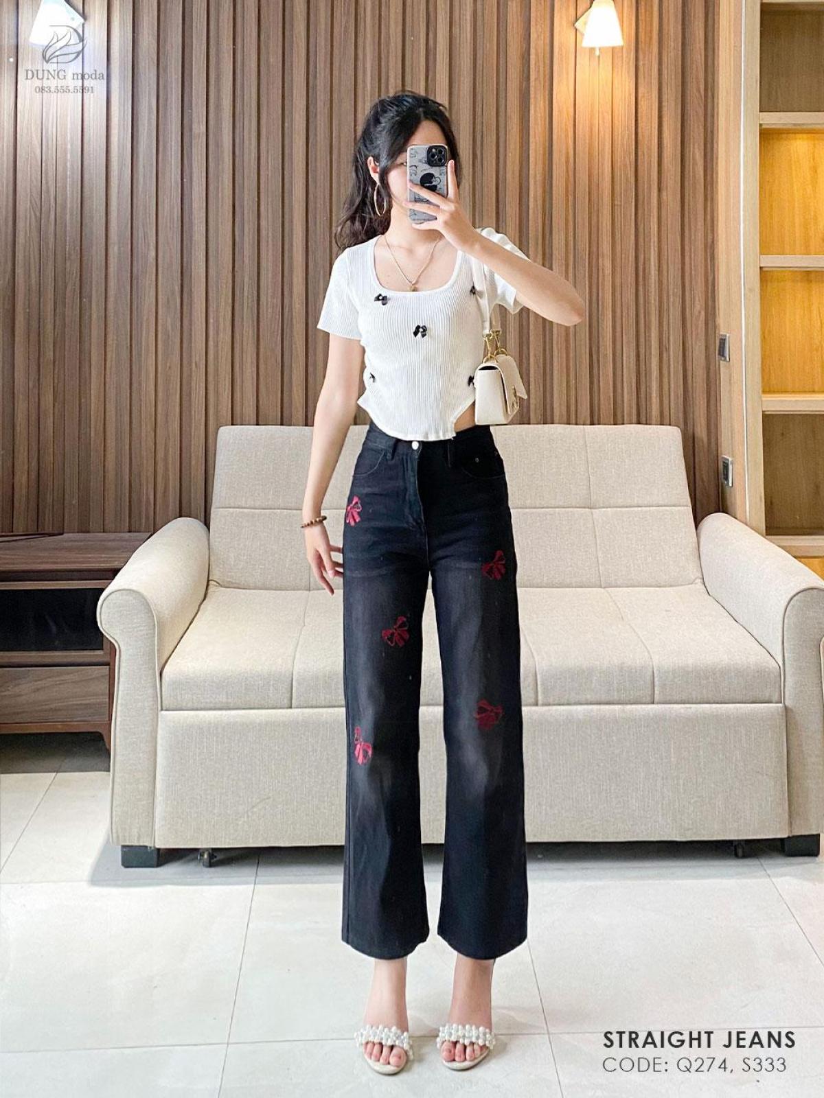 Quần Jean Q274 A6625, ảnh 8