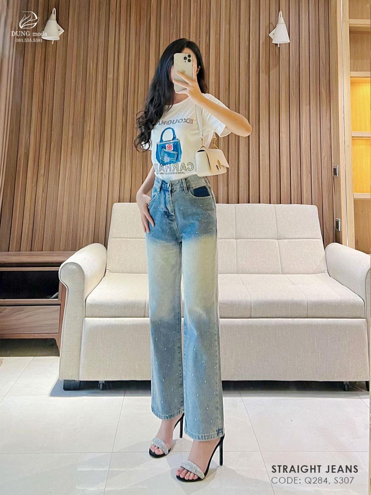 Quần Jean Q284 A6482, ảnh 8