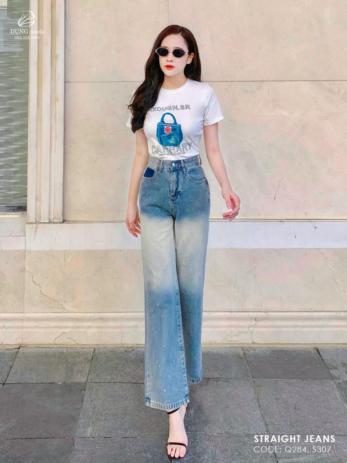 Quần Jean Q284 A6482, ảnh 3