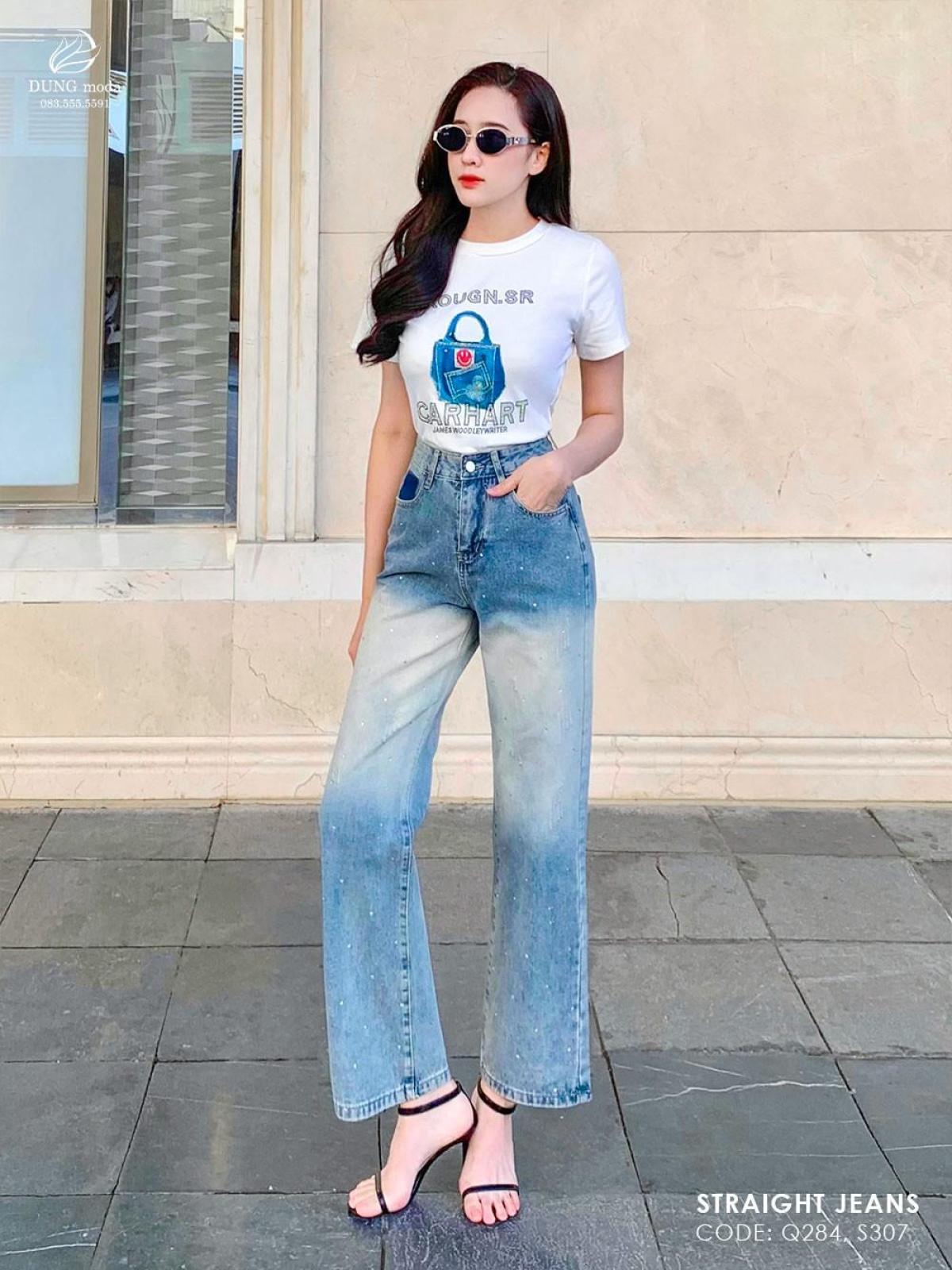 Quần Jean Q284 A6482, ảnh 4