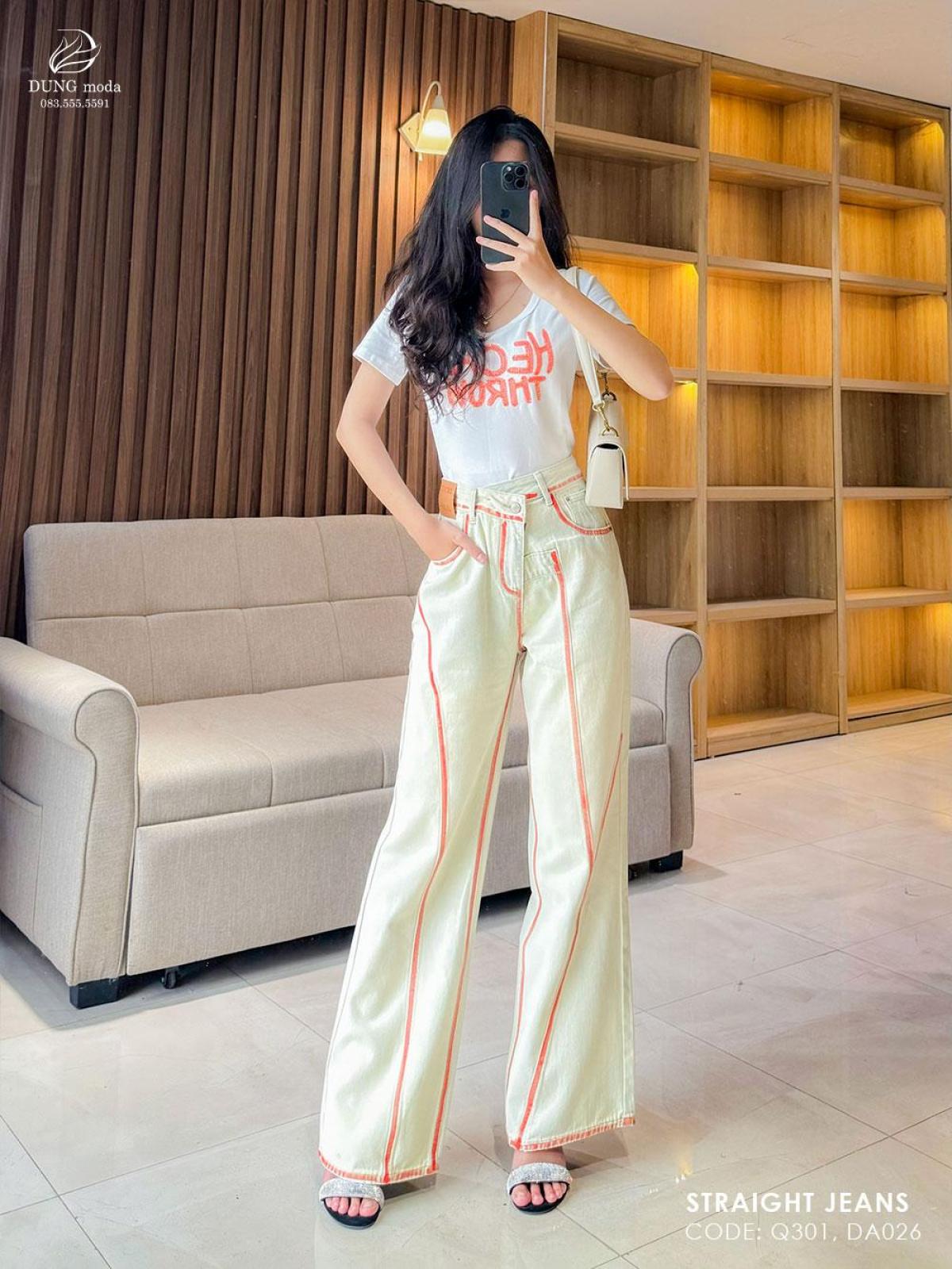 Quần Jean Suông DungModa Q301 8937, ảnh 7