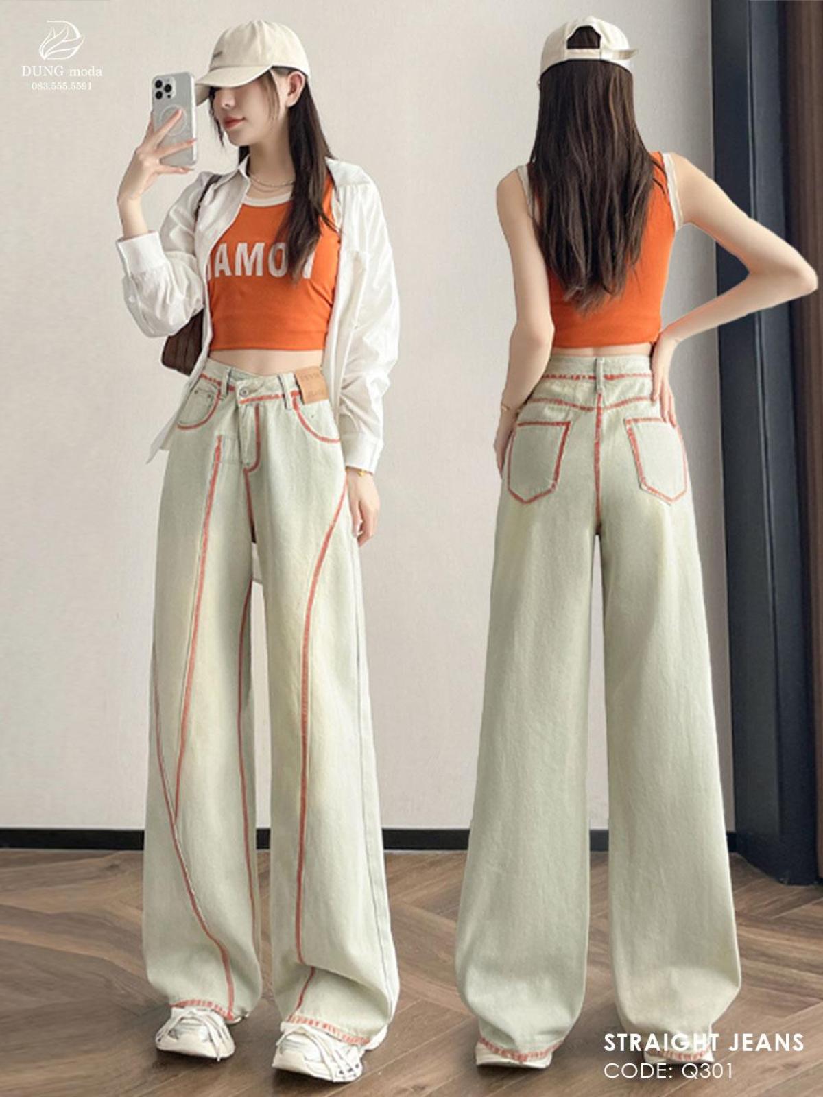 Quần Jean Suông DungModa Q301 8937, ảnh 2