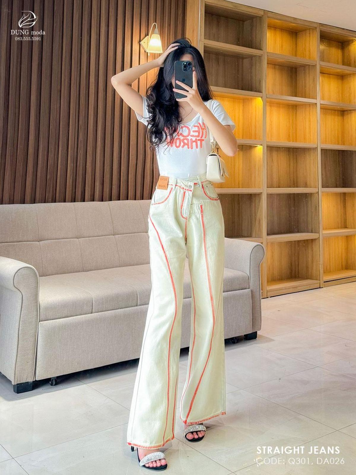 Quần Jean Suông DungModa Q301 8937, ảnh 10