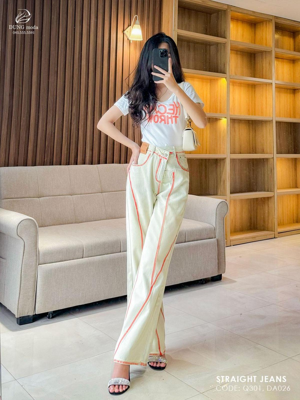 Quần Jean Suông DungModa Q301 8937, ảnh 11