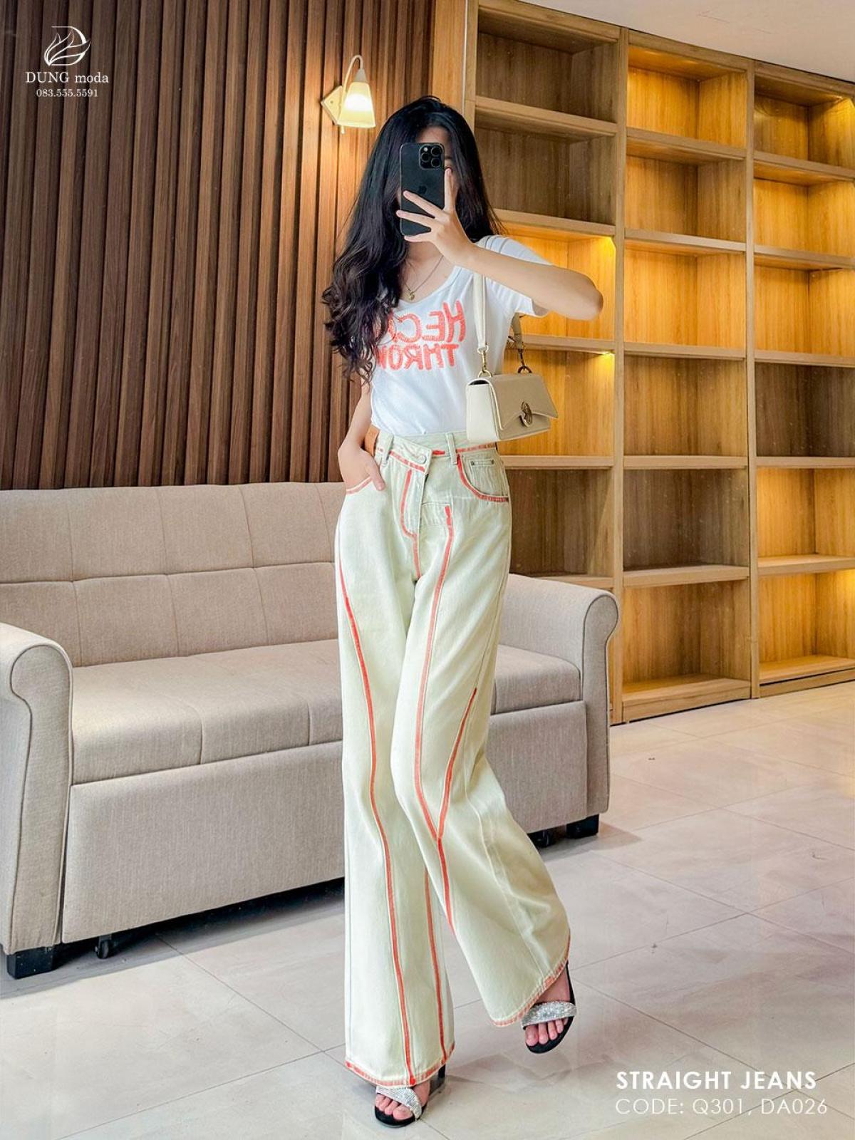 Quần Jean Suông DungModa Q301 8937, ảnh 8