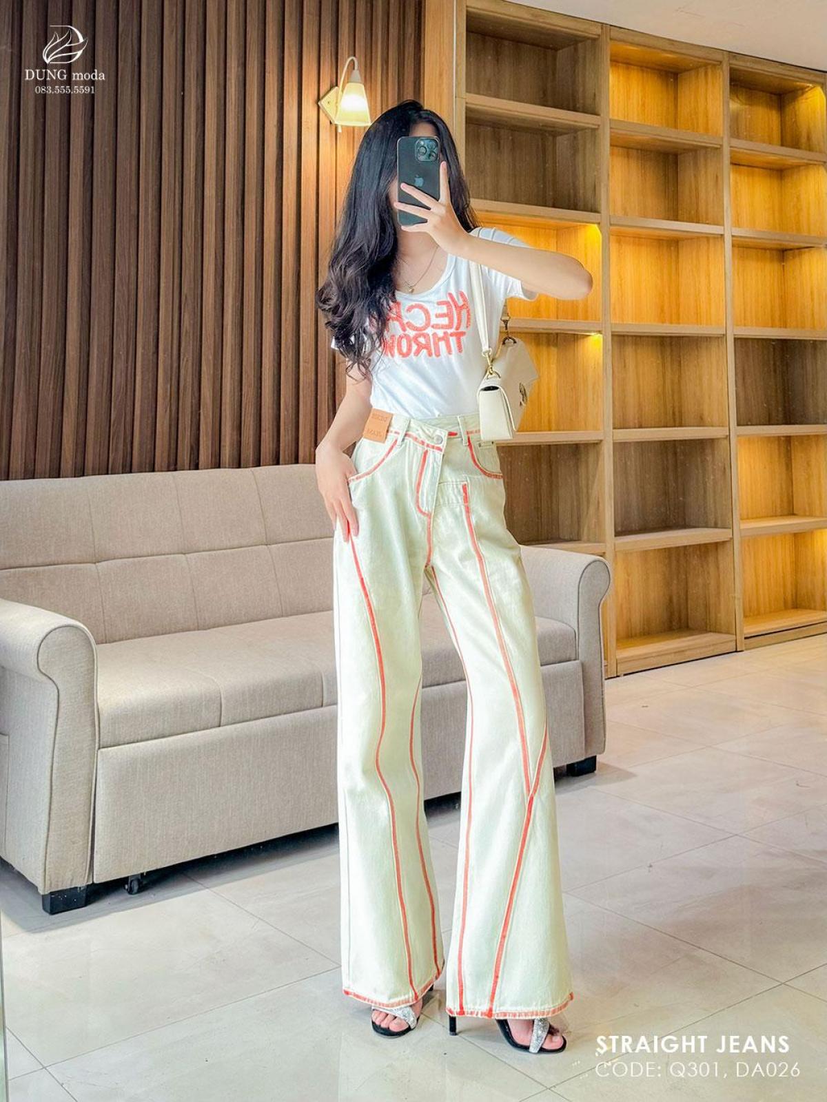 Quần Jean Suông DungModa Q301 8937, ảnh 6