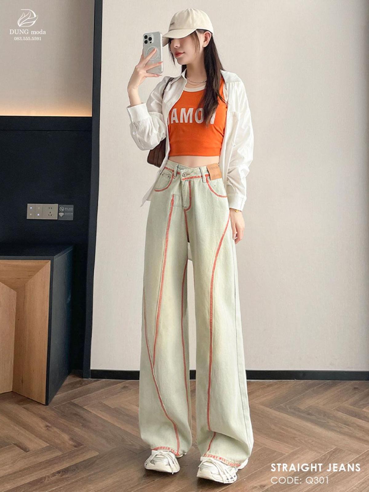 Quần Jean Suông DungModa Q301 8937, ảnh 1