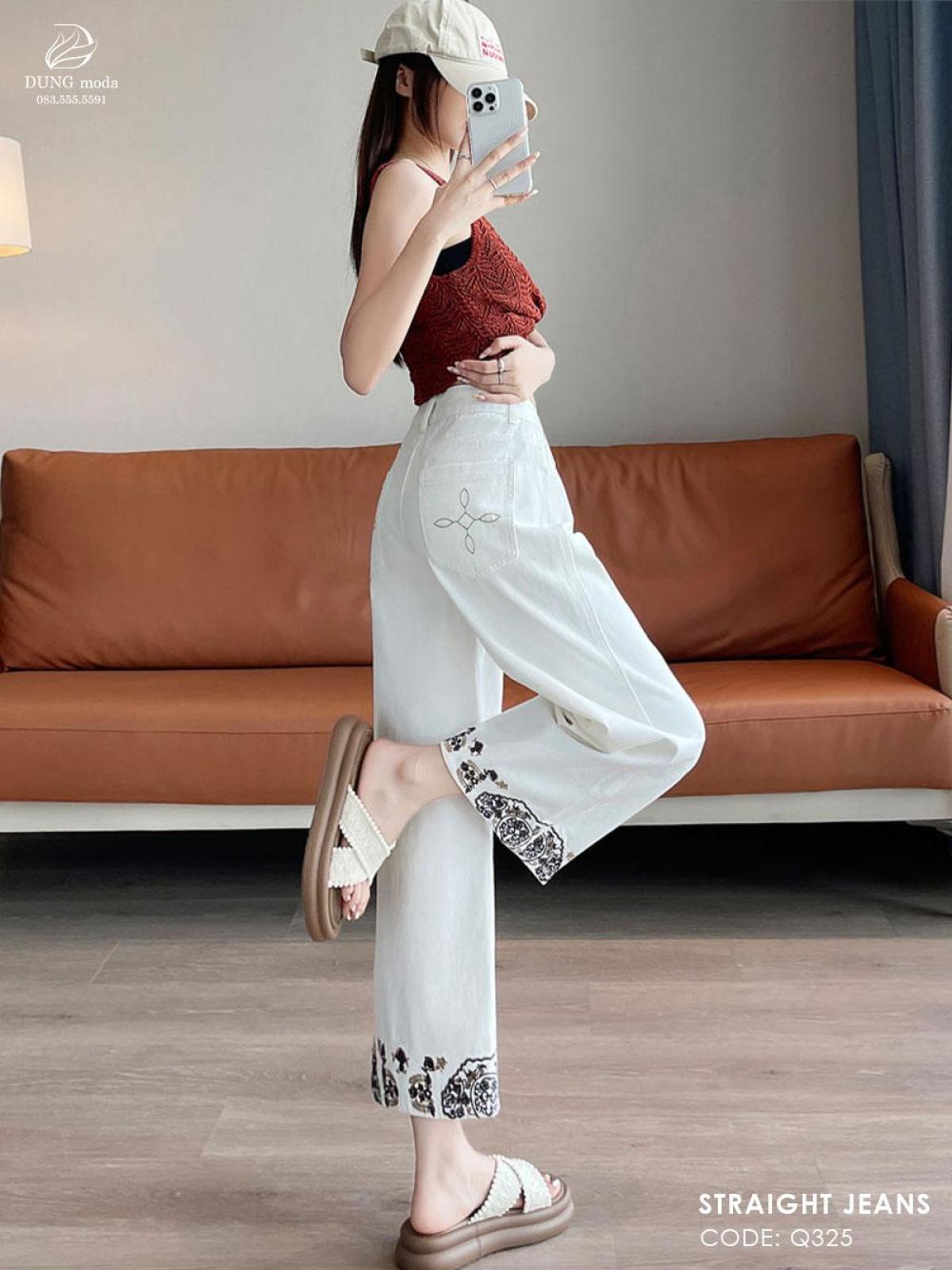 Quần Jean Suông DungModa Q325-37892, ảnh 6