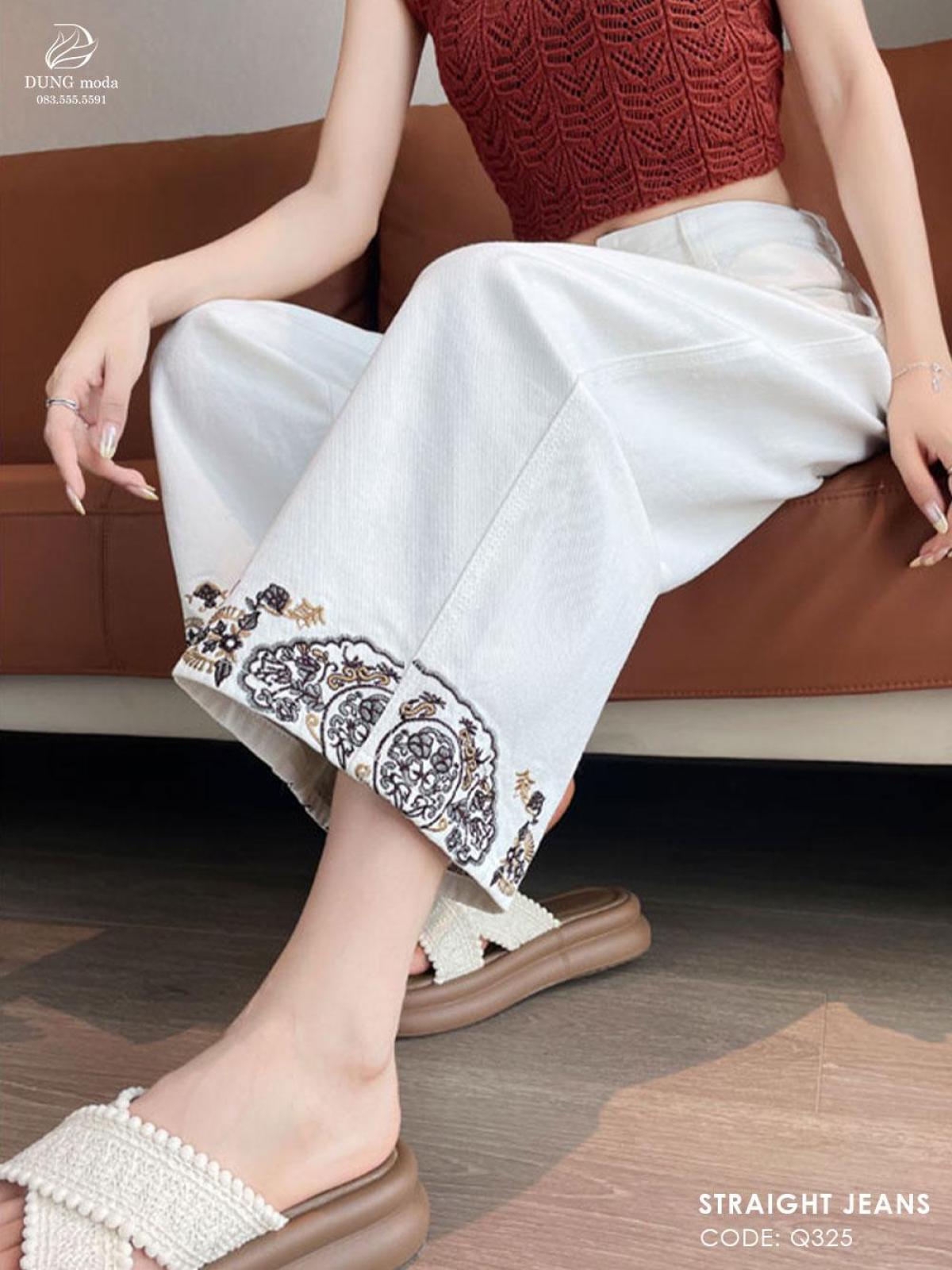 Quần Jean Suông DungModa Q325-37892, ảnh 3