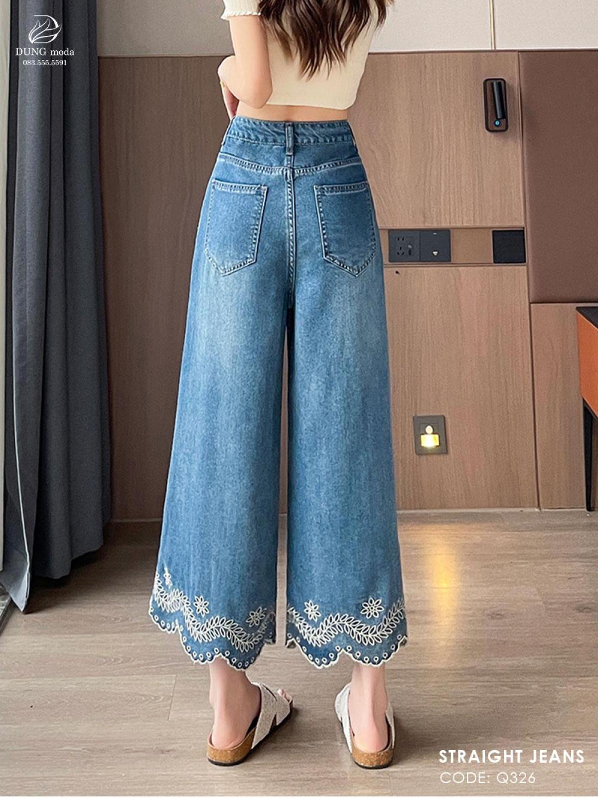 Quần Jean Suông DungModa Q326-89212, ảnh 3