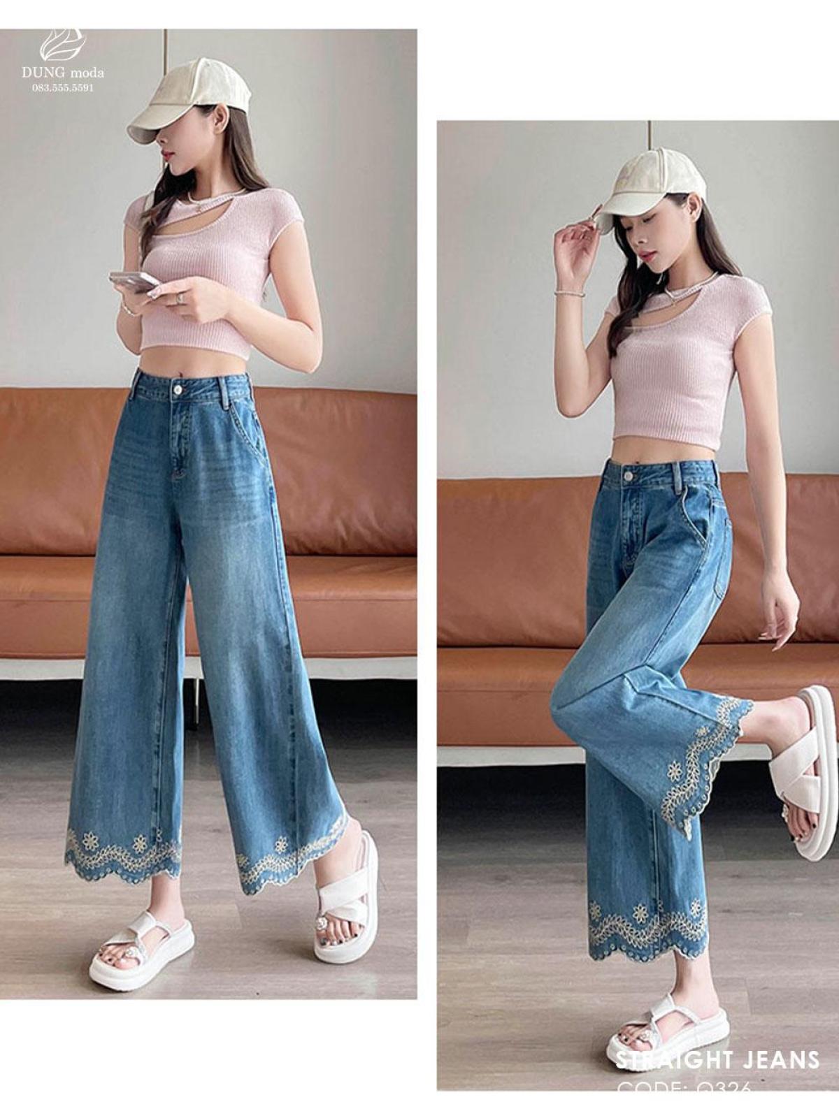 Quần Jean Suông DungModa Q326-89212, ảnh 5