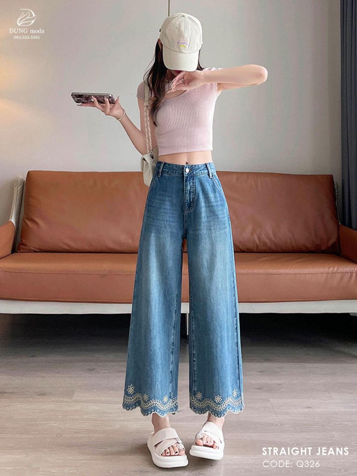Quần Jean Suông DungModa Q326-89212, ảnh 6
