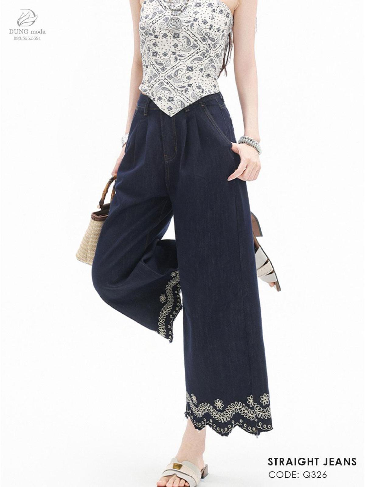 Quần Jean Suông DungModa Q326-89212, ảnh 12