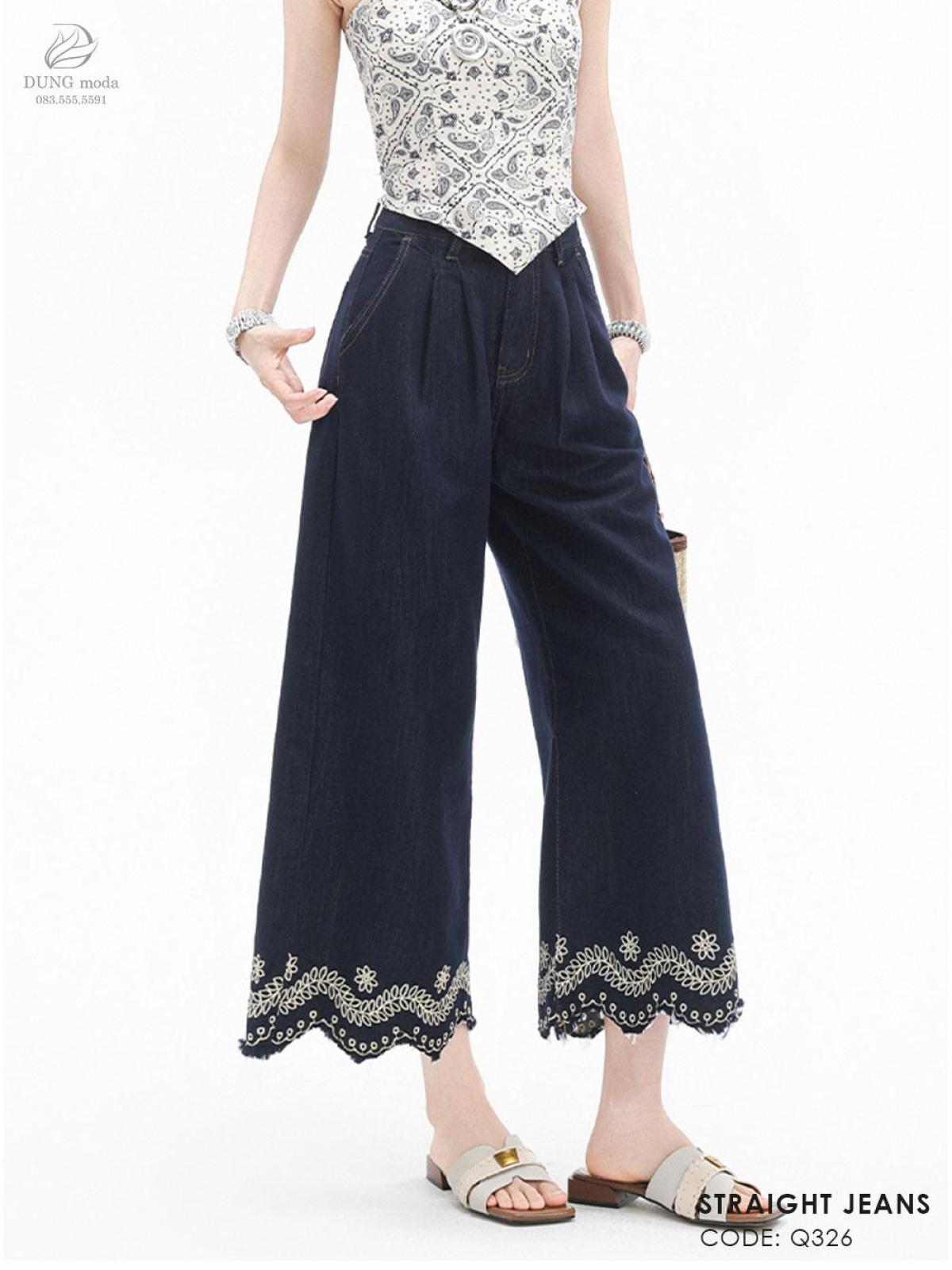 Quần Jean Suông DungModa Q326-89212, ảnh 10
