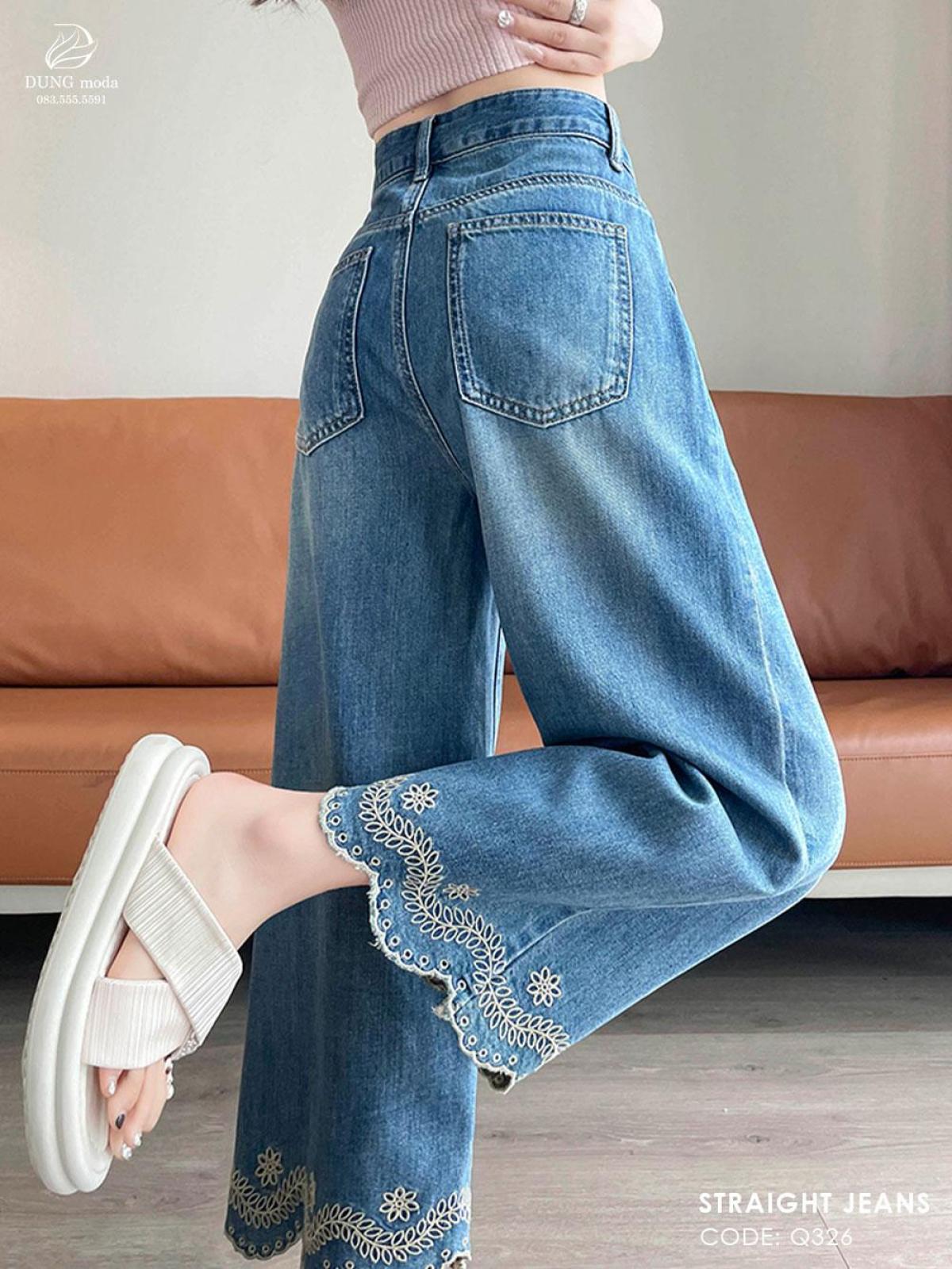 Quần Jean Suông DungModa Q326-89212, ảnh 8