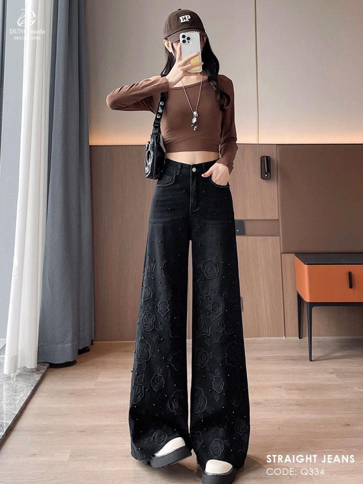 Quần Jean Suông DungModa Q334-2560, ảnh 9