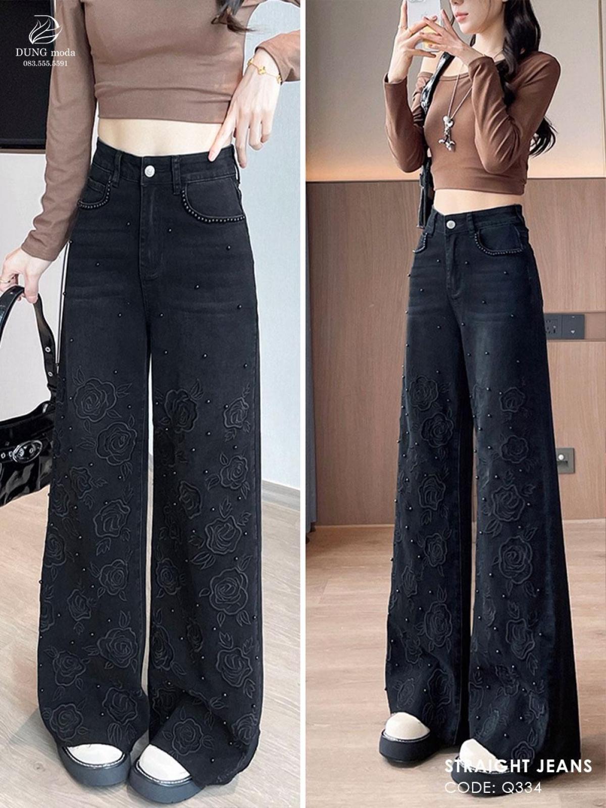 Quần Jean Suông DungModa Q334-2560, ảnh 6