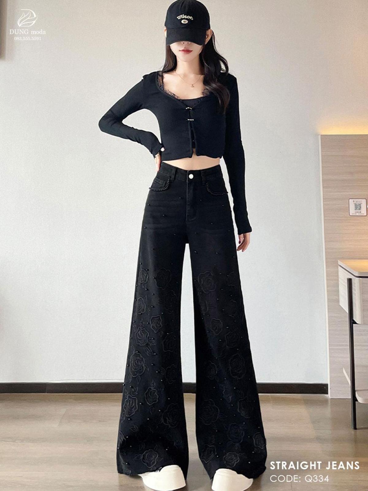 Quần Jean Suông DungModa Q334-2560, ảnh 3
