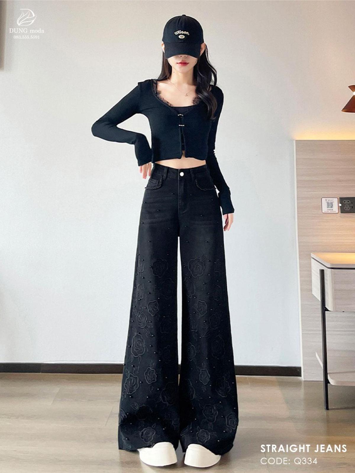 Quần Jean Suông DungModa Q334-2560, ảnh 2