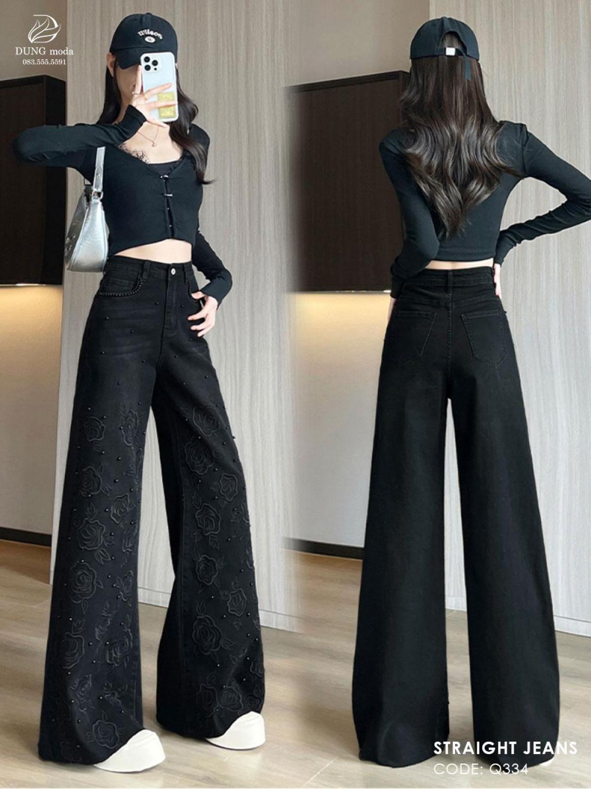 Quần Jean Suông DungModa Q334-2560, ảnh 4