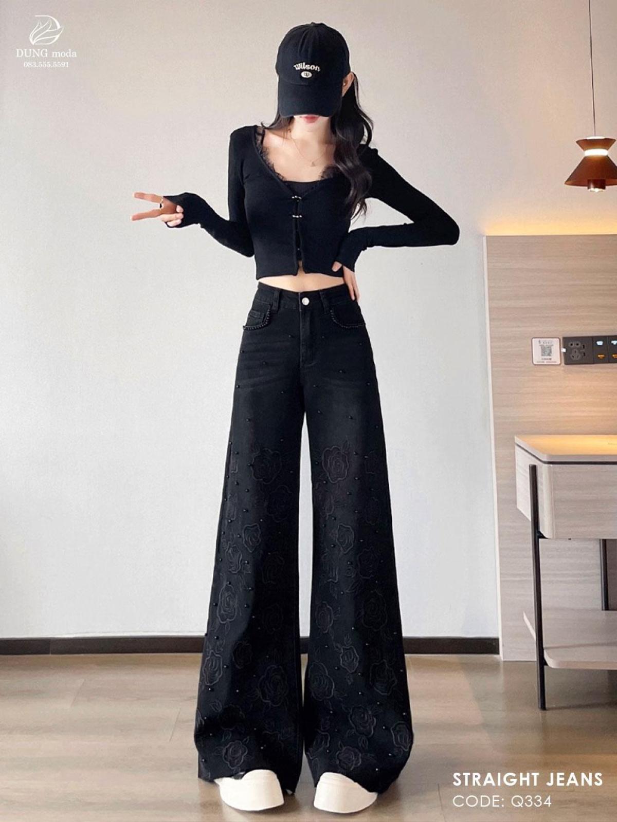 Quần Jean Suông DungModa Q334-2560, ảnh 5