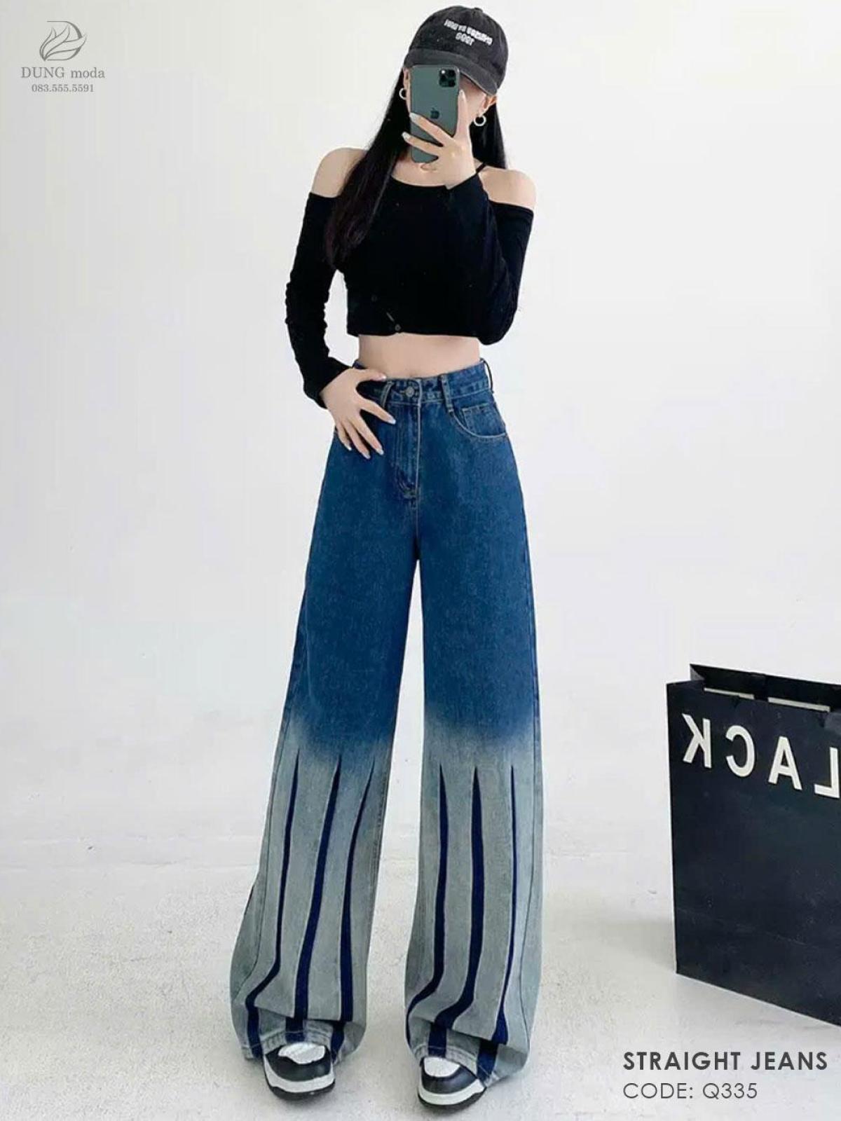 Quần Jean Suông DungModa Q335-8557, ảnh 4