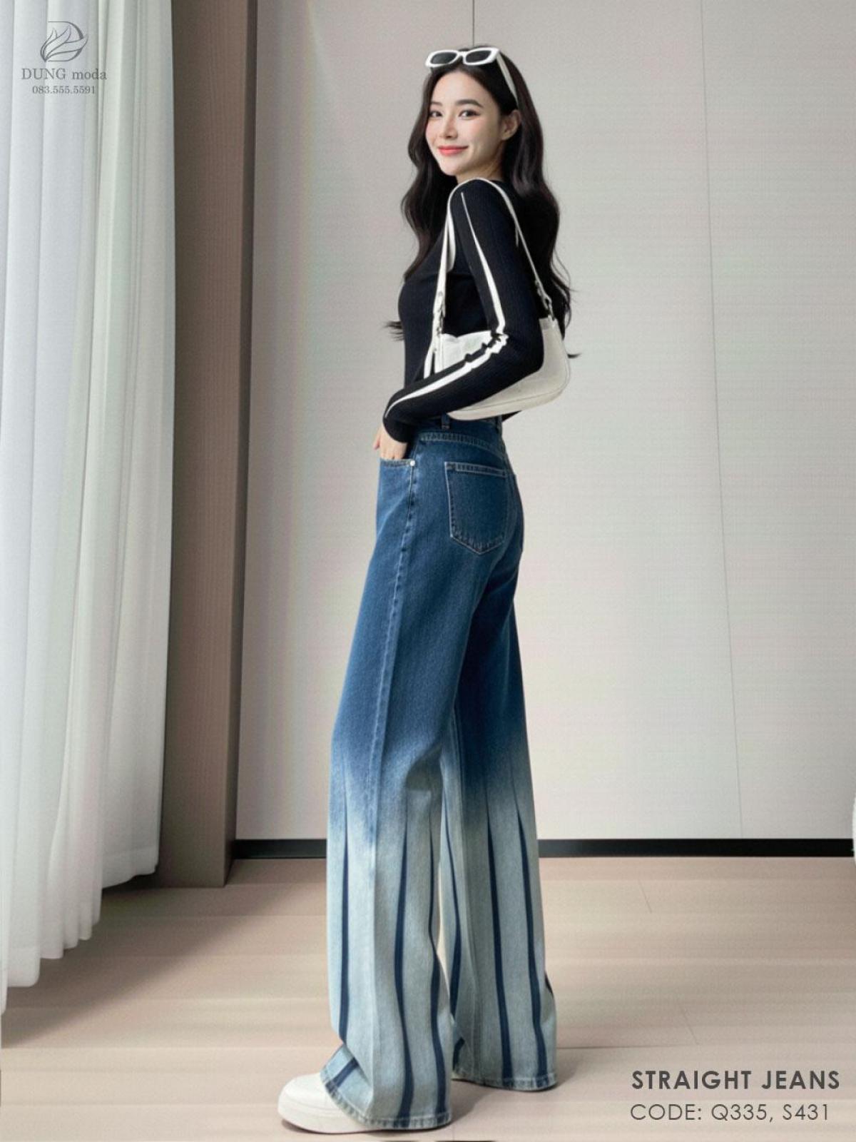 Quần Jean Suông DungModa Q335-8557, ảnh 10