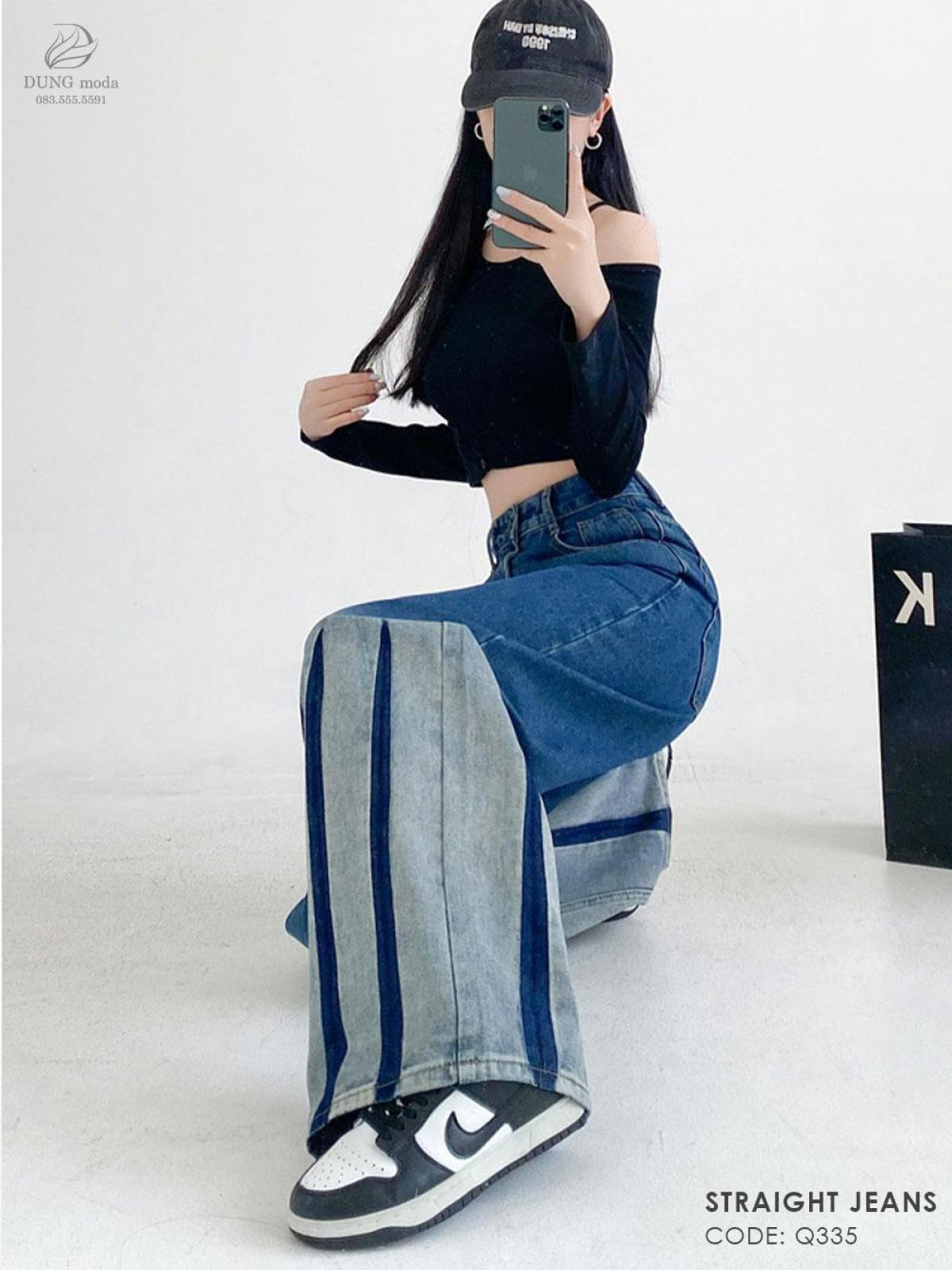 Quần Jean Suông DungModa Q335-8557, ảnh 5