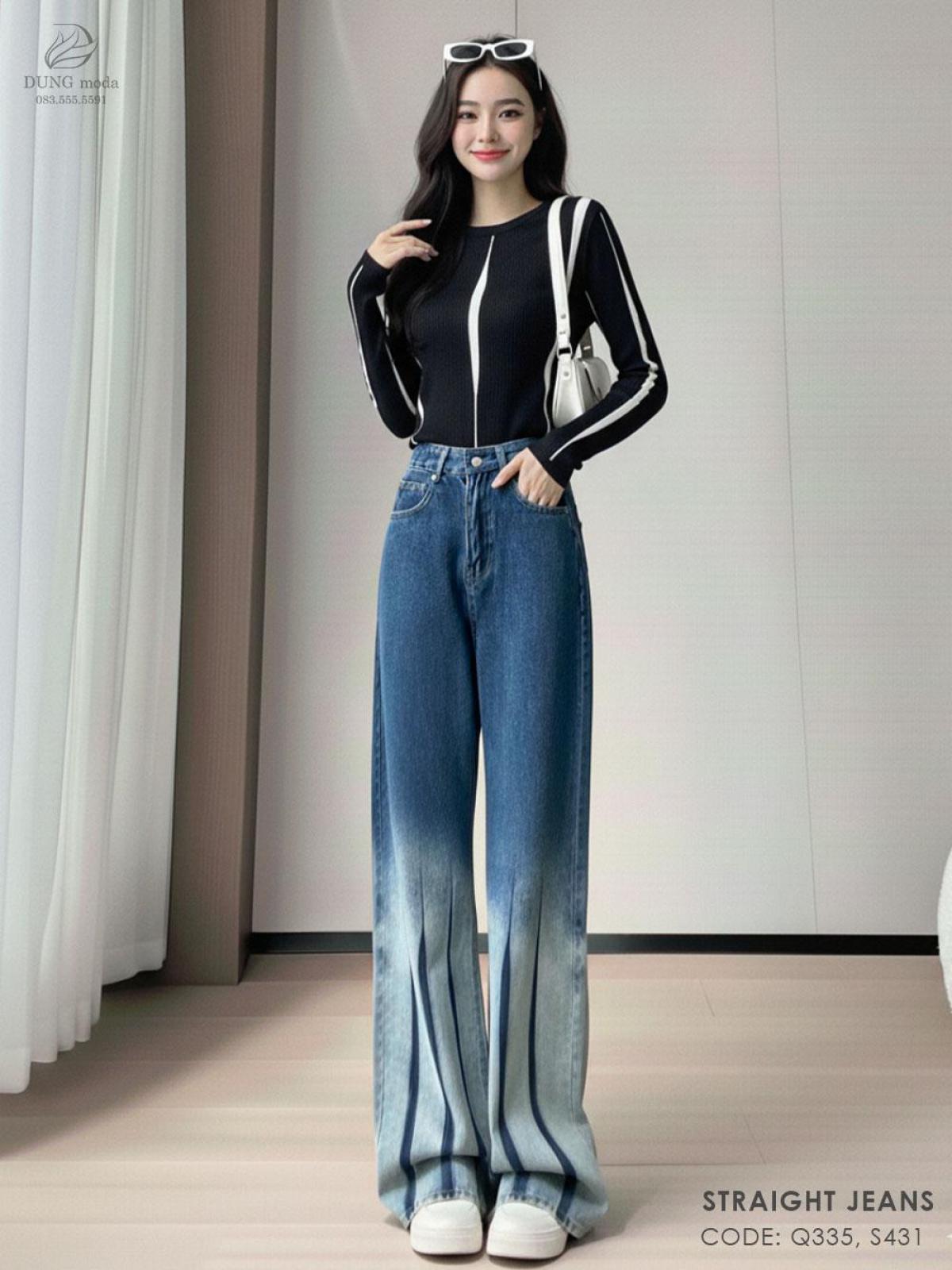 Quần Jean Suông DungModa Q335-8557, ảnh 12