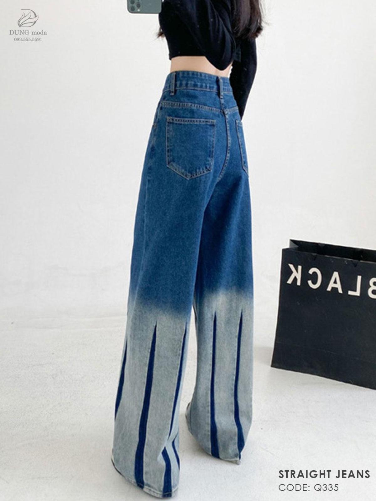 Quần Jean Suông DungModa Q335-8557, ảnh 1