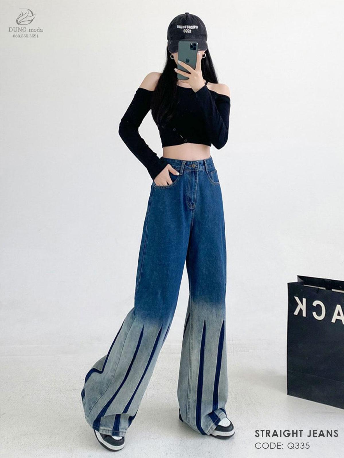 Quần Jean Suông DungModa Q335-8557, ảnh 6
