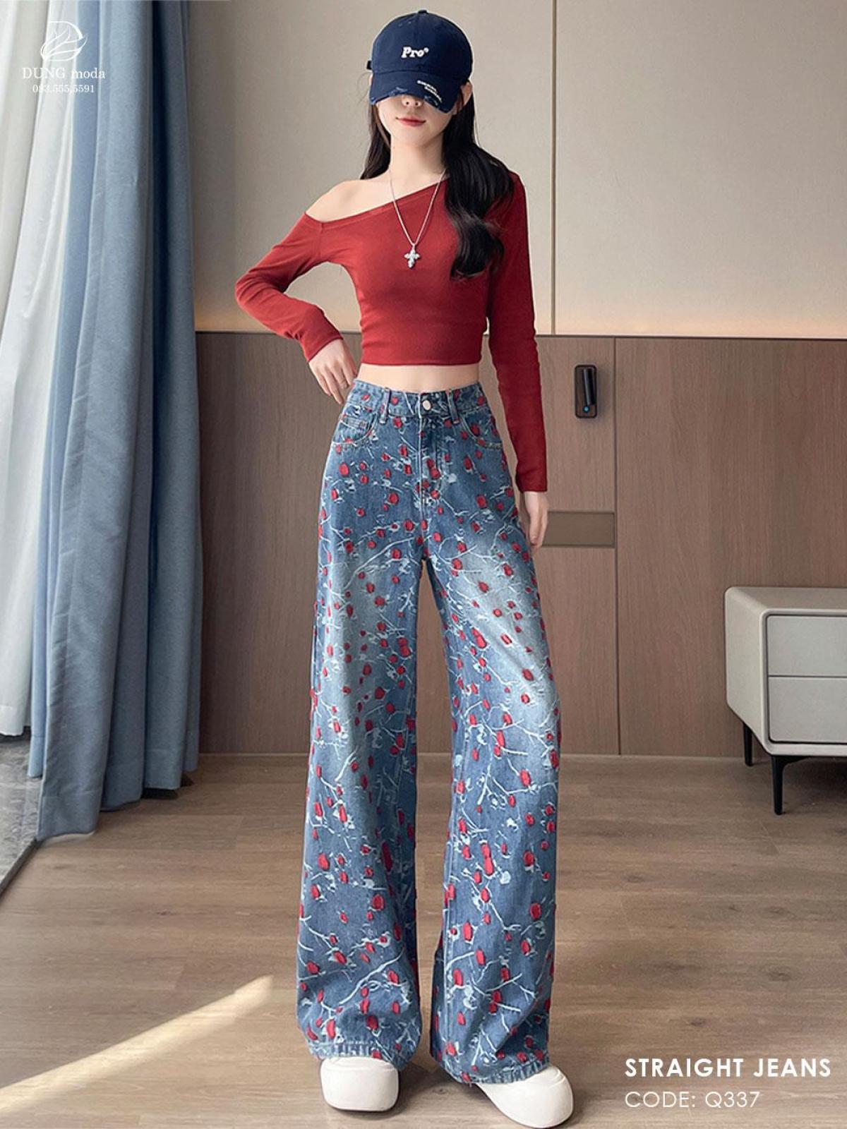 Quần Jean Suông DungModa Q337-25993, ảnh 7