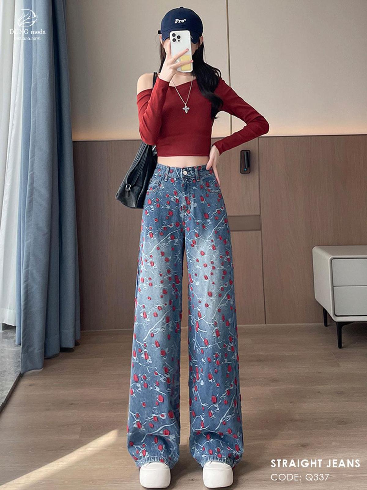 Quần Jean Suông DungModa Q337-25993, ảnh 8