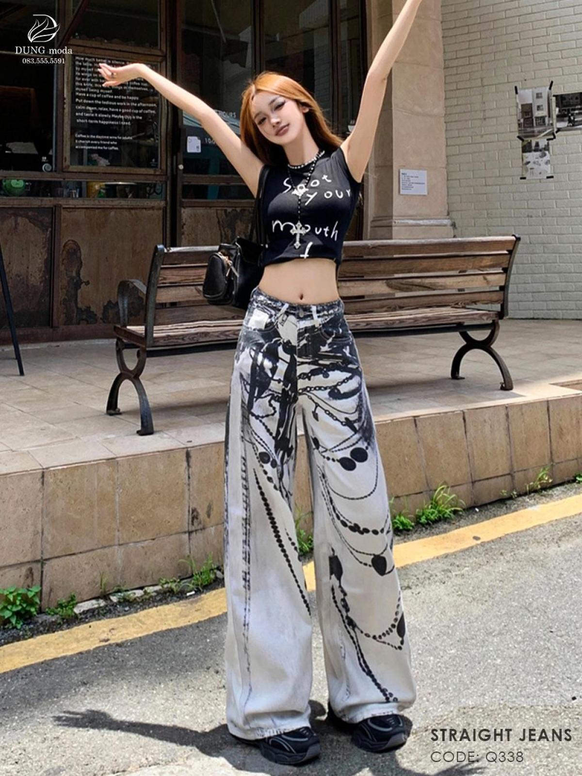 Quần Jean Suông DungModa Q338, ảnh 12