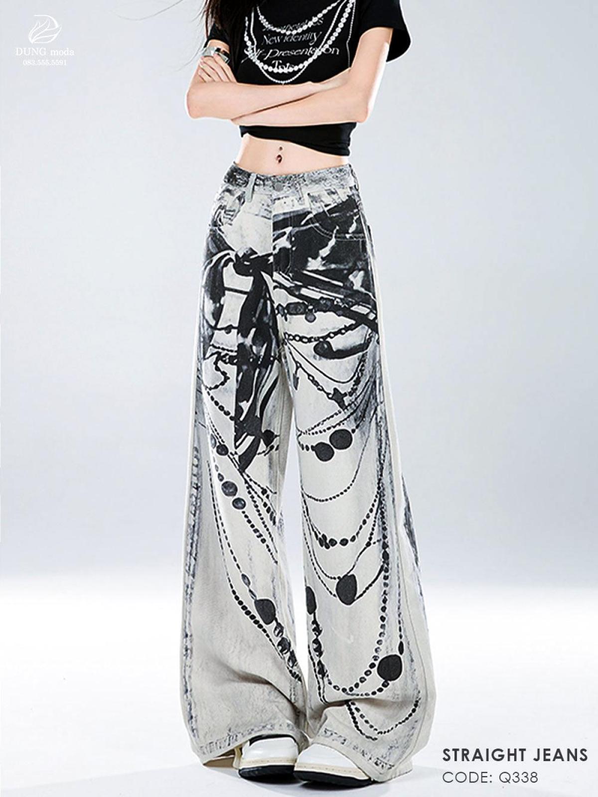 Quần Jean Suông DungModa Q338, ảnh 2